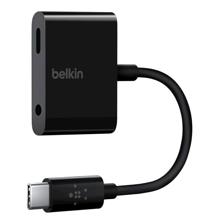 Belkin RockStar USB-C Audio + Charge Adapter - Stay Connected and Charged with High-Quality Audio