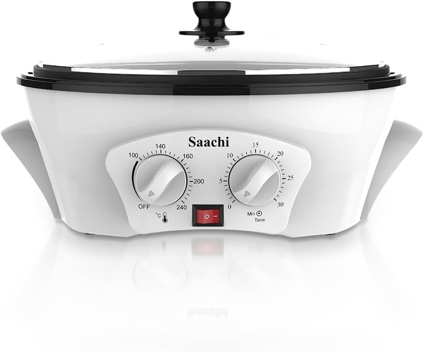 Saachi Coffee Roaster with Timer – 800g Capacity