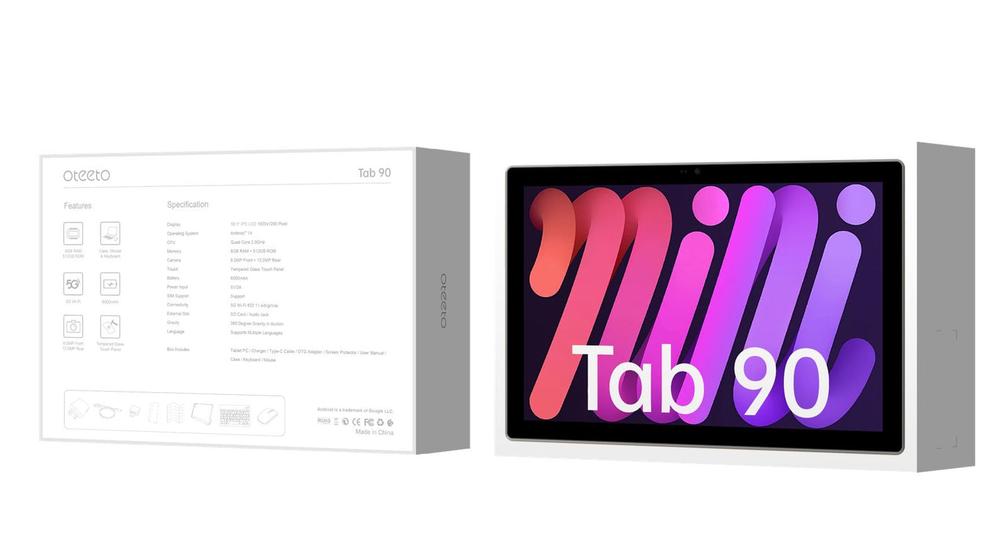 OTEETO TAB 90 8 GB / 256 GB