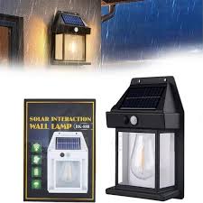 2 pieces Solar Interaction Wall Lamp BK-888