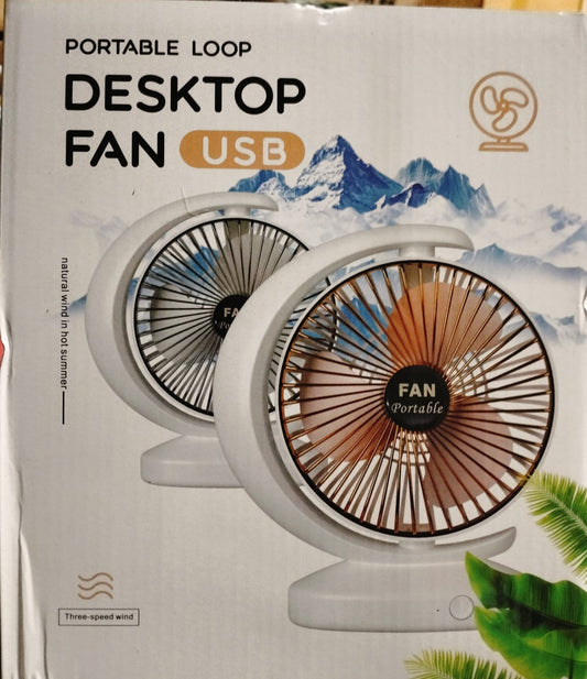 I Lite DESKTOP FAN PORTABLE LOOP USB