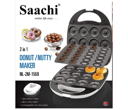 Saachi 2-in-1 Donut Maker (NL-2M-1559)