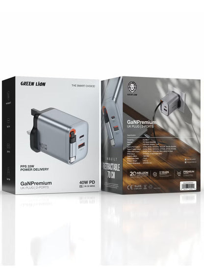 Green Lion 40W GaN Premium Charger