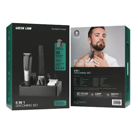 Green Lion 5 in 1 Grooming Set