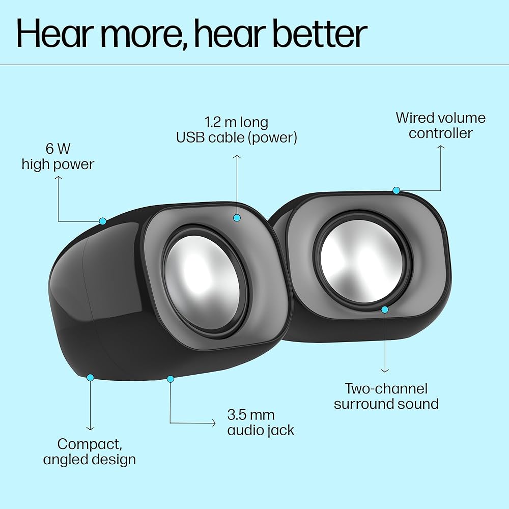HP DHS-2111 Wired Speaker 6W