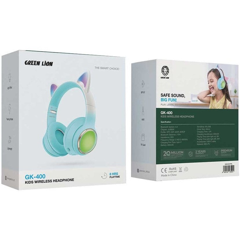 Green Lion GK-400 Kids Wireless Headphones