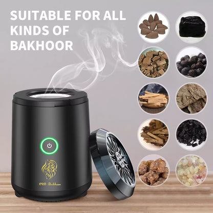 Oud Bakhoor Portable Electric Incense Burner – BK18