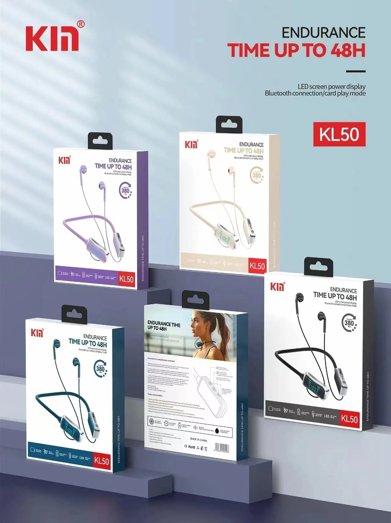 Kin KL50 Endurance Neckband Earphones