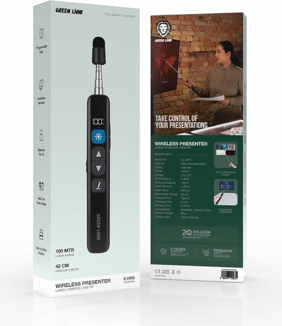 Green Lion Wireless Presenter