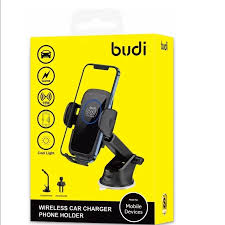 Budi 15W Wireless Car Charger Phone Holder