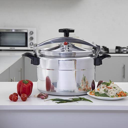 Royalford Pressure Cooker - Aluminium Alloy (11LTR, 15LTR, 18LTR
