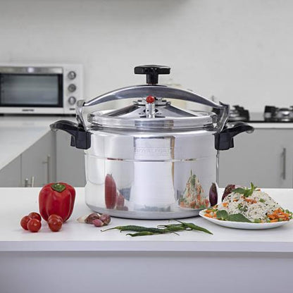 Royalford Pressure Cooker - Aluminium Alloy (11LTR, 15LTR, 18LTR